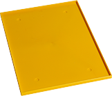 Fond de casier jaune