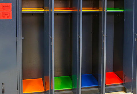 fond de vestiaire